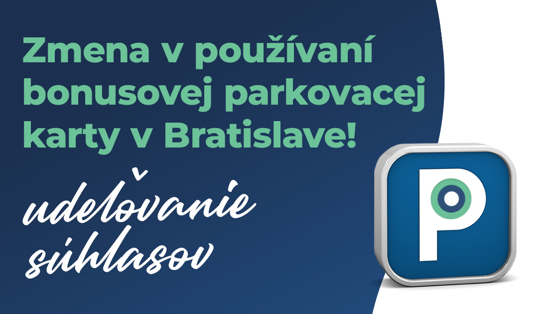 Zmena v používaní bonusovej parkovacej karty v Bratislave